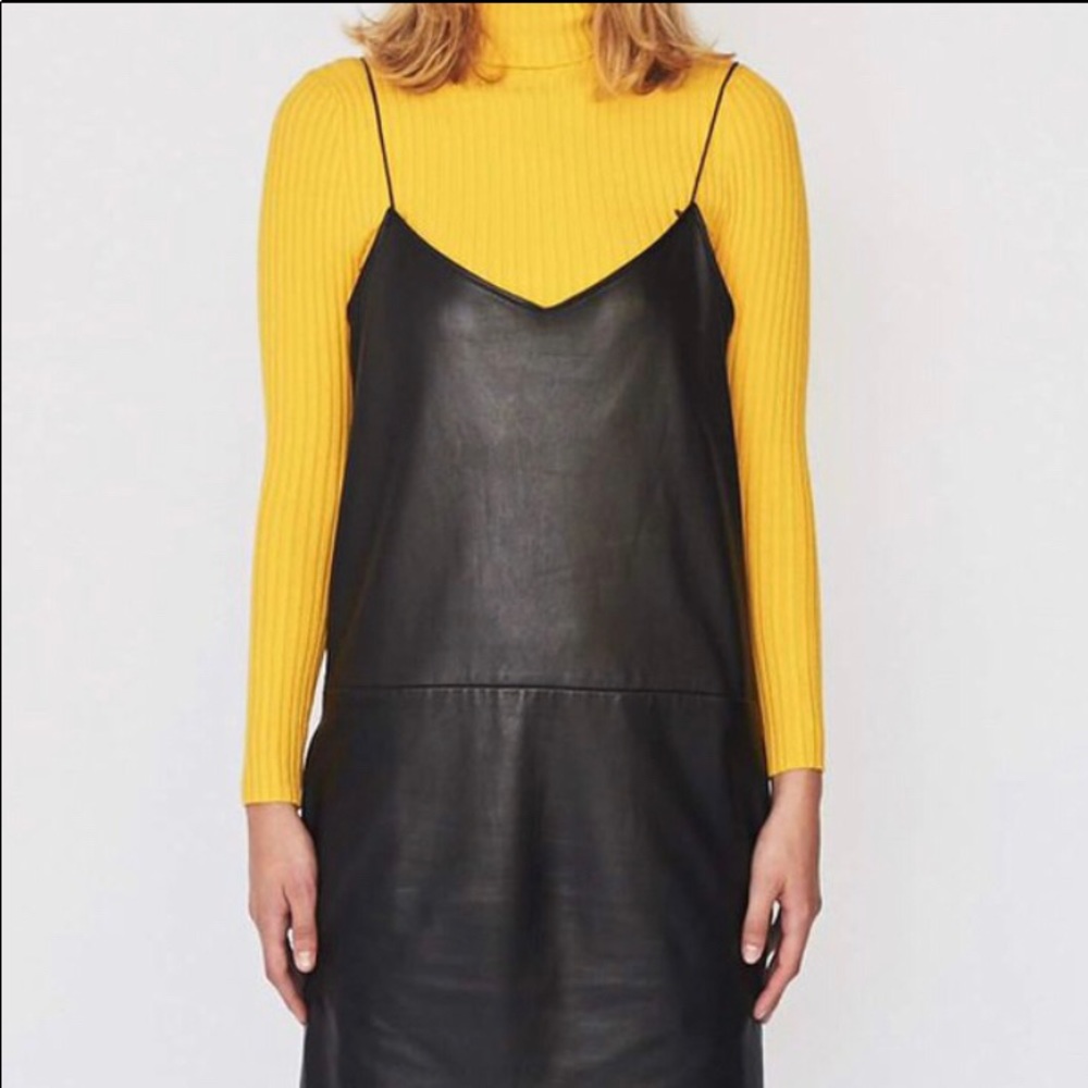 Assembly New York Leather Cami Dress XS NWT